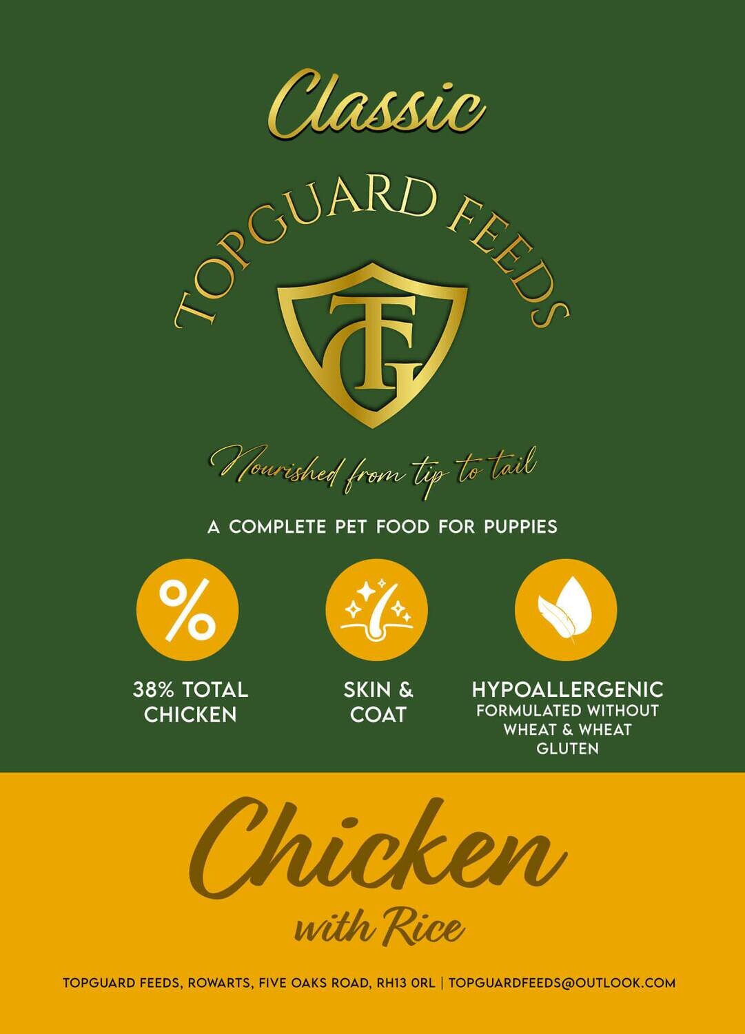 Chicken with Rice Dog Food for Puppies