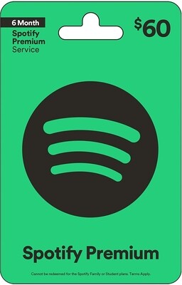 $60 Spotify Gift Card