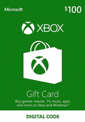 $100 Xbox Gift Card