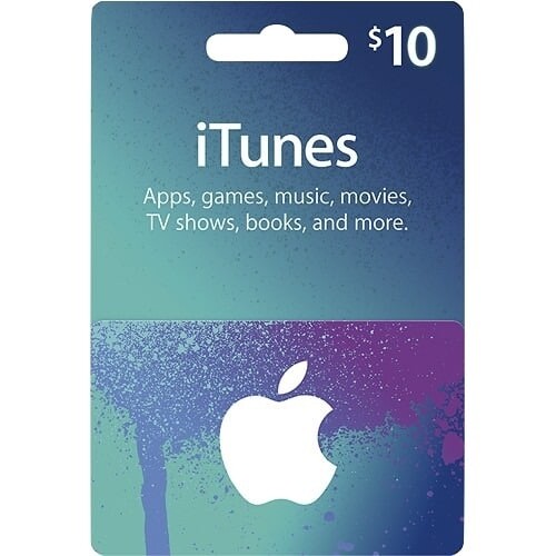 $10 Apple iTunes Gift Card