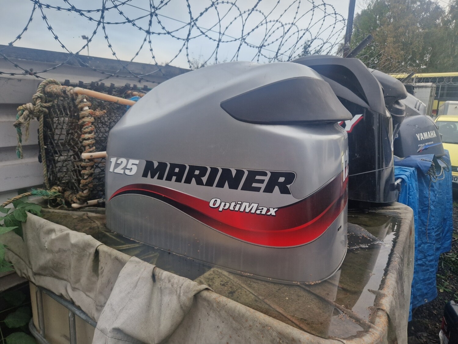 mariner optimax cowling engine hood