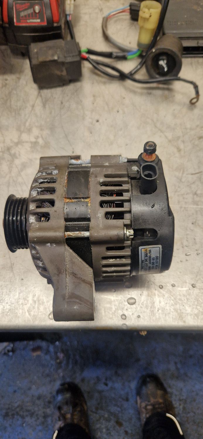 Mercury mariner optimax alternator