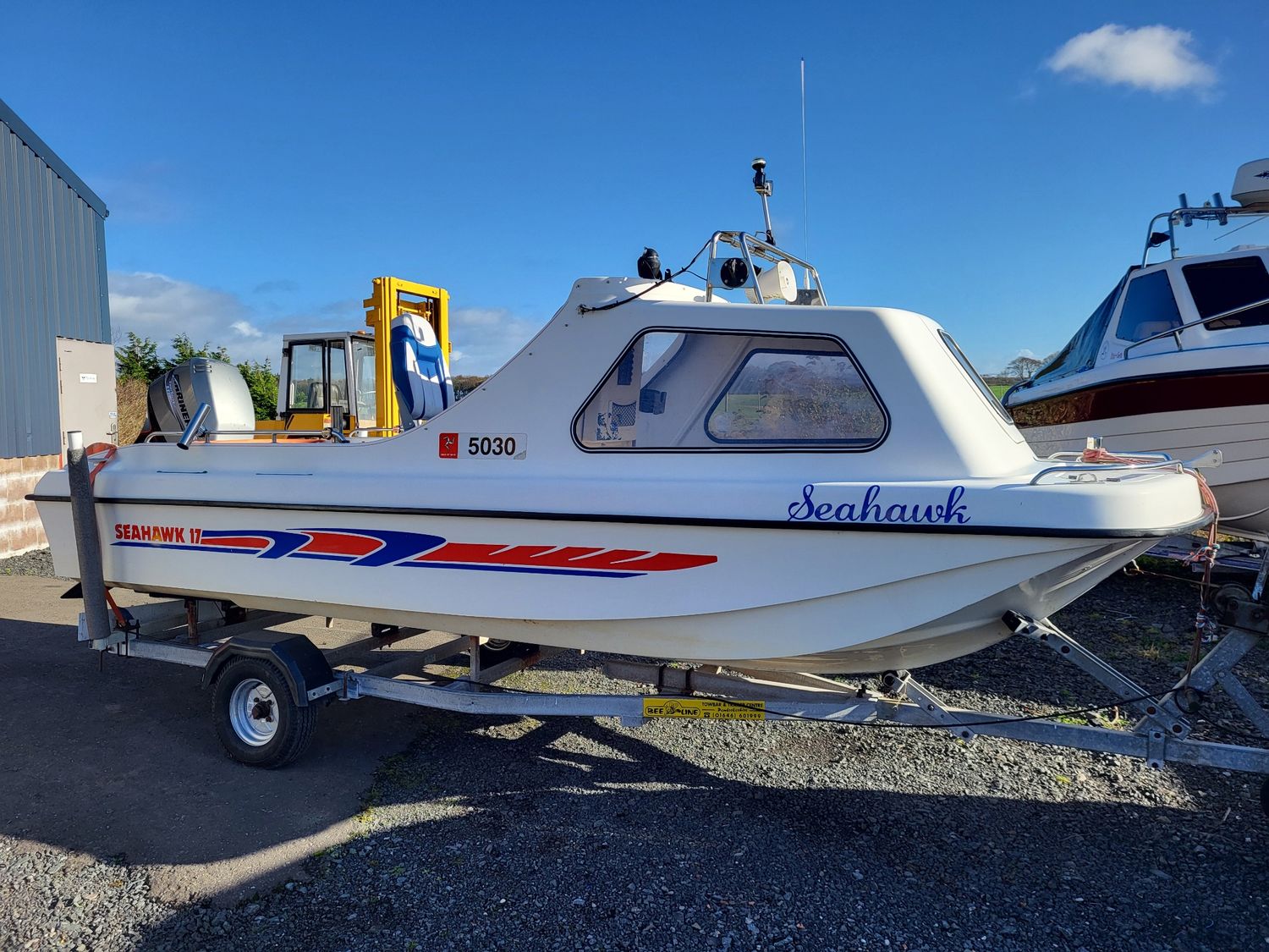 17 ft seahawk fast fisher full outfit