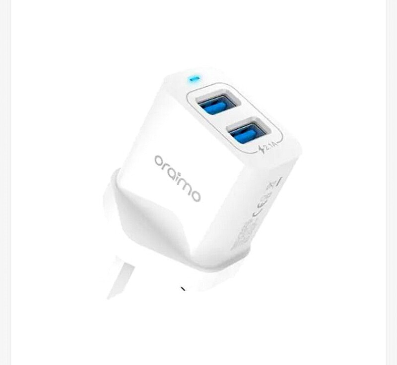 Oraimo charger 2.4 A  (fast charging)