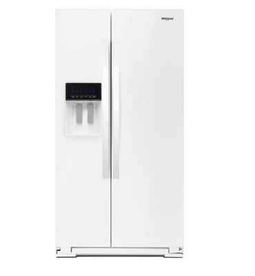 Whirlpool 28.4-cu ft Side-by-Side White Refrigerator Ice Maker Model WRS588FIHW MSRP $1999