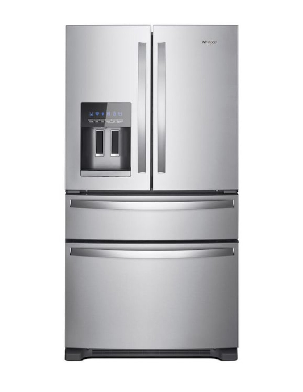 Whirlpool 24.5 Cu Ft 4-Door French-Door Refrigerator with Ice Maker MSRP $2999 WRX735SDHZ (porder)