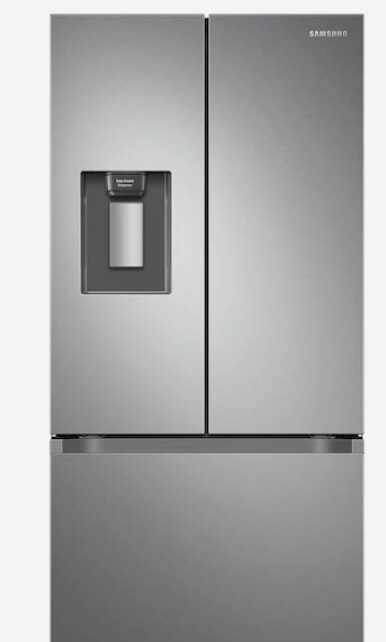 New in the Box Samsung 22 cu ft. Side by Side Stainless Steel Refrigerator  with Ice Maker. Model RF22A4221SR. MSRP $2,199