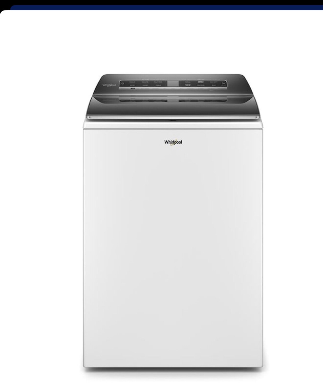 Whirlpool Smart Load and Go 5.3cu ft High Efficiency Impeller and