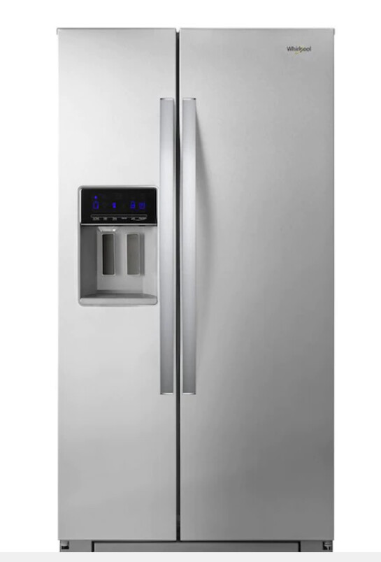 Whirlpool 20.6cu ft Counterdepth SidebySide Refrigerator with Ice