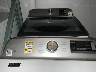 Maytag Washer and Dryer Set. Dryer 7.4 Cu ft, Washer 4.8 cu ft. Model MVW6200KW1, MED6230HWZ $2400.00