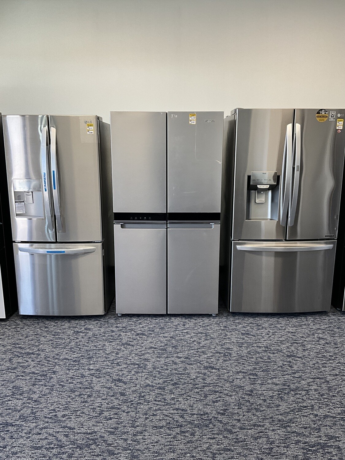 Whirlpool 19.4 Cu Ft 4Door CounterDepth FrenchDoor Refrigerator with