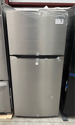 Top-Freezer Refrigerator Frigidaire 18.3-cu ft Easycare Stainless Steel LFTR1835VF MSRP $949