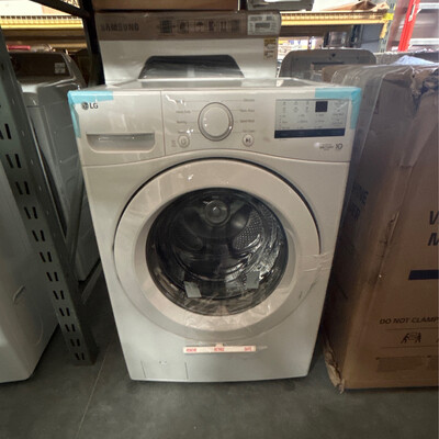 Washer LG Stackable Front-Load Washer White WM3400CW MSRP $899