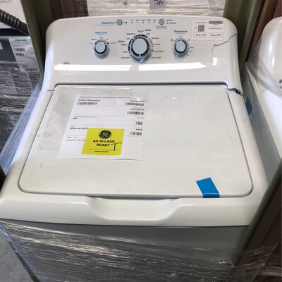 Washer GE 4.2 cu ft Washer with Stainless Steel Basket GTW335ASNWW MSRP $699