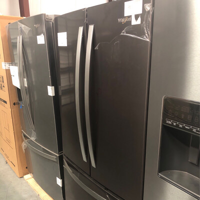 Whirlpool French Door 25.2 cu ft Refrigerator Stainless Steel Model WRF535SWHVOB Open Box S&amp;D
