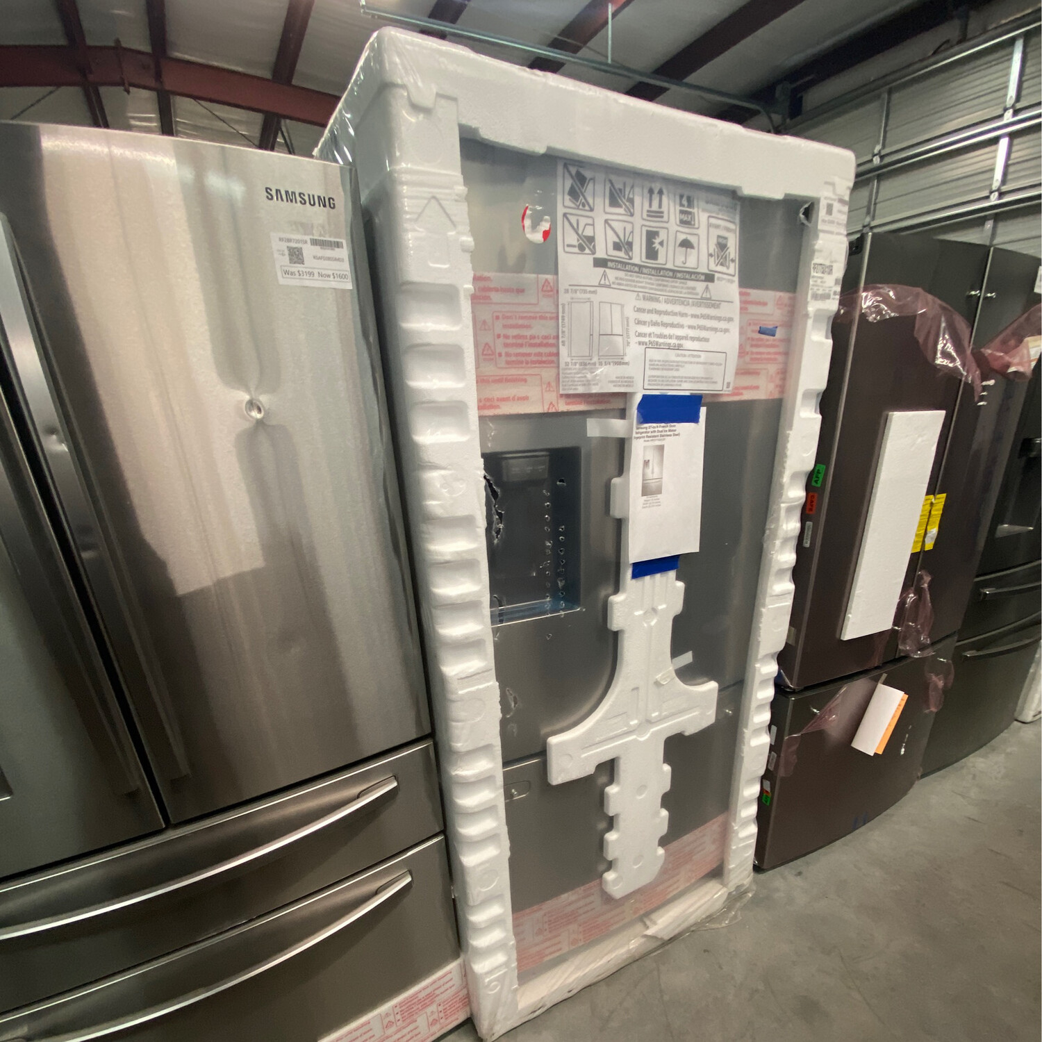 Samsung 27 Cu Ft French Door Refrigerator with Dual Ice Maker Stainless
