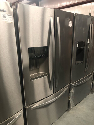Whirlpool WRF555SDFZ1 22.5 cu. ft. French Door Refrigerator with Ice Maker (Fingerprint-Resistant Stainless Steel) Model S&amp;D