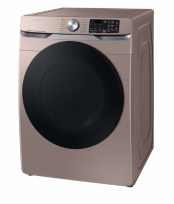 Samsung 7.5-cu ft Stackable Steam Cycle Smart Electric Dryer (Champagne) Model DVE45B6300C MSRP $1149