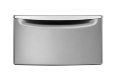 New 15.5x27 inch LG Laundry Pedestal (Stainless Steel). Model XHPC155YC. MSRP $350.00