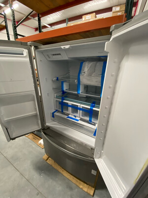 Whirlpool 26.8 ft French Door Refrigerator with Dual Ice Maker Stainless Steel Model # WRF767SDHZOB. S&amp;D
