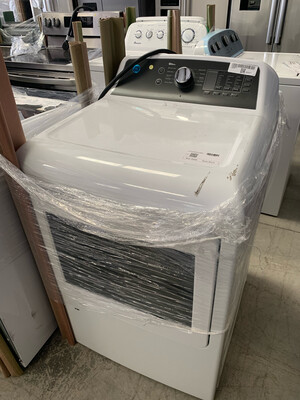 GE GTD58EBSVWS 7.4-cu ft Electric Dryer White  Open Box