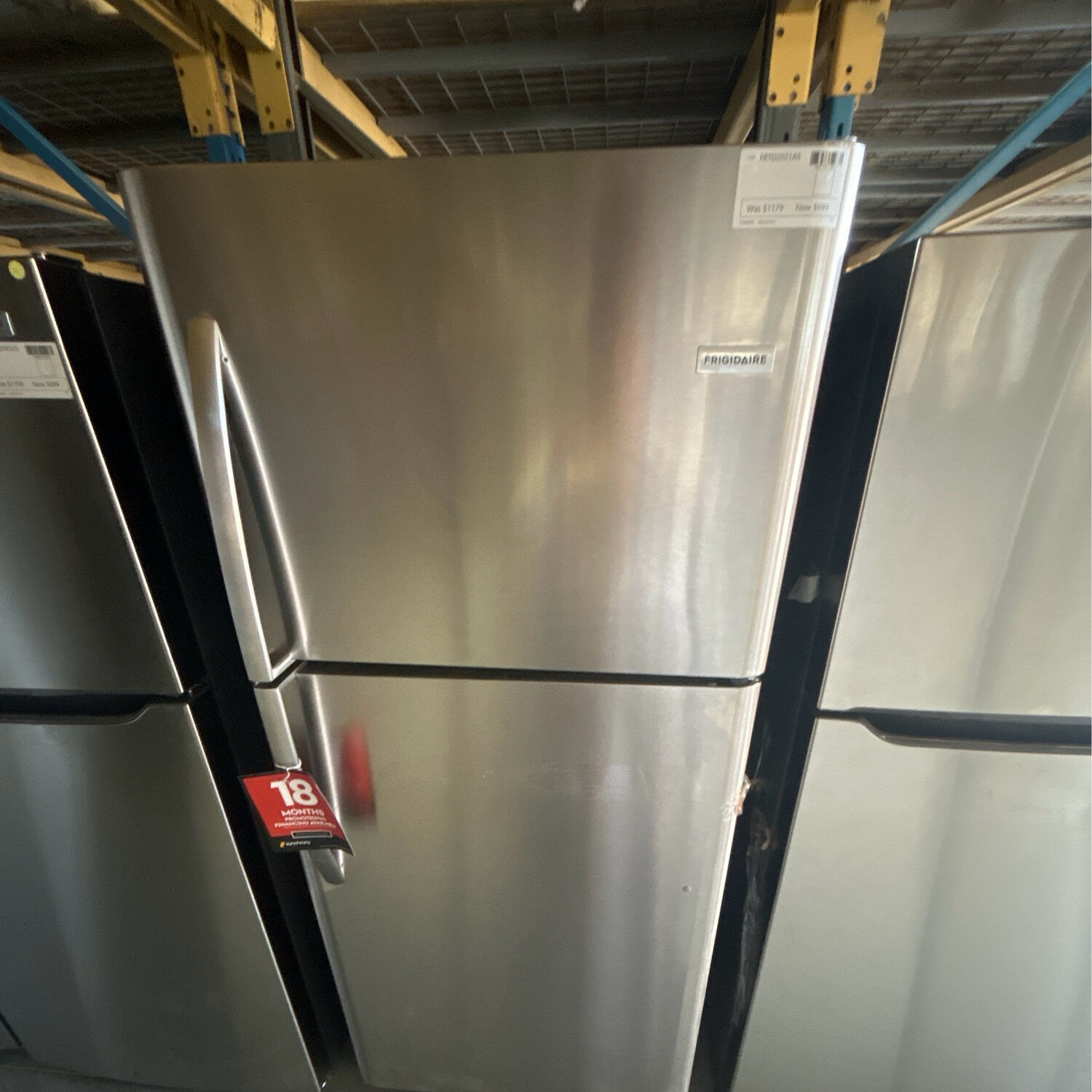 Frigidaire 20.5 Cu. Ft. Top Freezer Refrigerator FRTD2021AS MSRP $1179