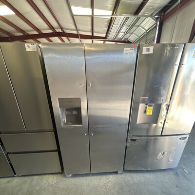 Frigidaire FRSS2623AS 25.6 Cu. Ft. 36&#39;&#39; Standard Depth Side by Side Refrigerator  Open Box S&amp;D