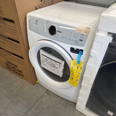 Electrolux ELFE7337AW Front Load Electric Dryer – 8.0 Cu. Ft. S&amp;D
