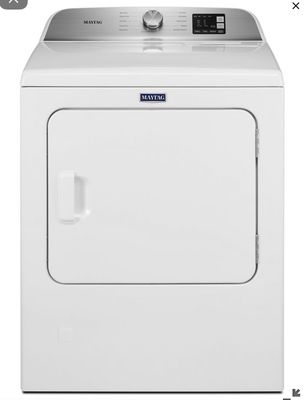 Maytag MGD6200KWOB 7-cu ft Reversible Side Swing Door Gas Dryer (White) S&amp;D