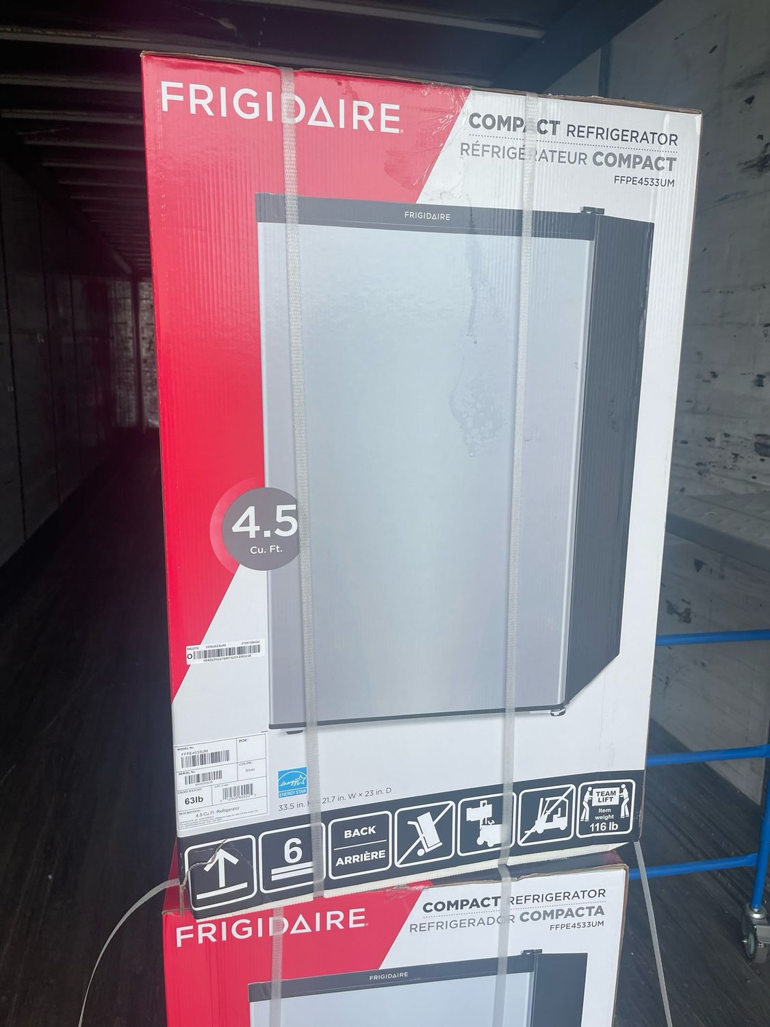 Frigidaire 4.5 Cu. Ft. Compact Refrigerator FFPE4533UM Mini Fridge