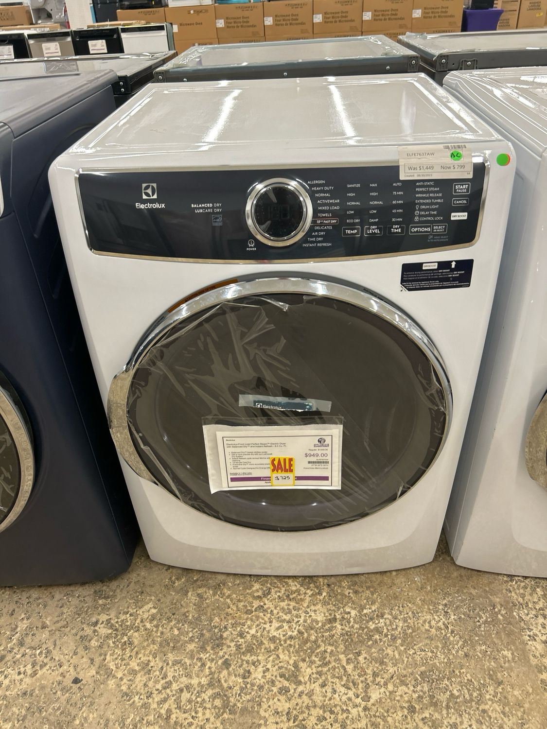 Electrolux ELFW7637AW Front Load Washer With Perfect Steam - MHC 1