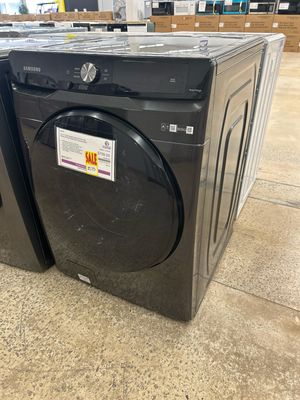 Samsung WASHER WF45A6400AVOB 4.5 cu ft Smart Dial Front Load With Super Speed In Brushed Black -MHC 1