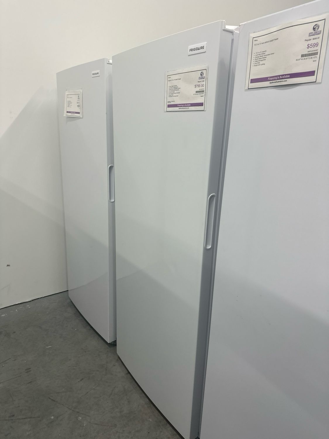Frigidaire FFFU16F2VW 16 Cu. Ft Upright Freezer NIB