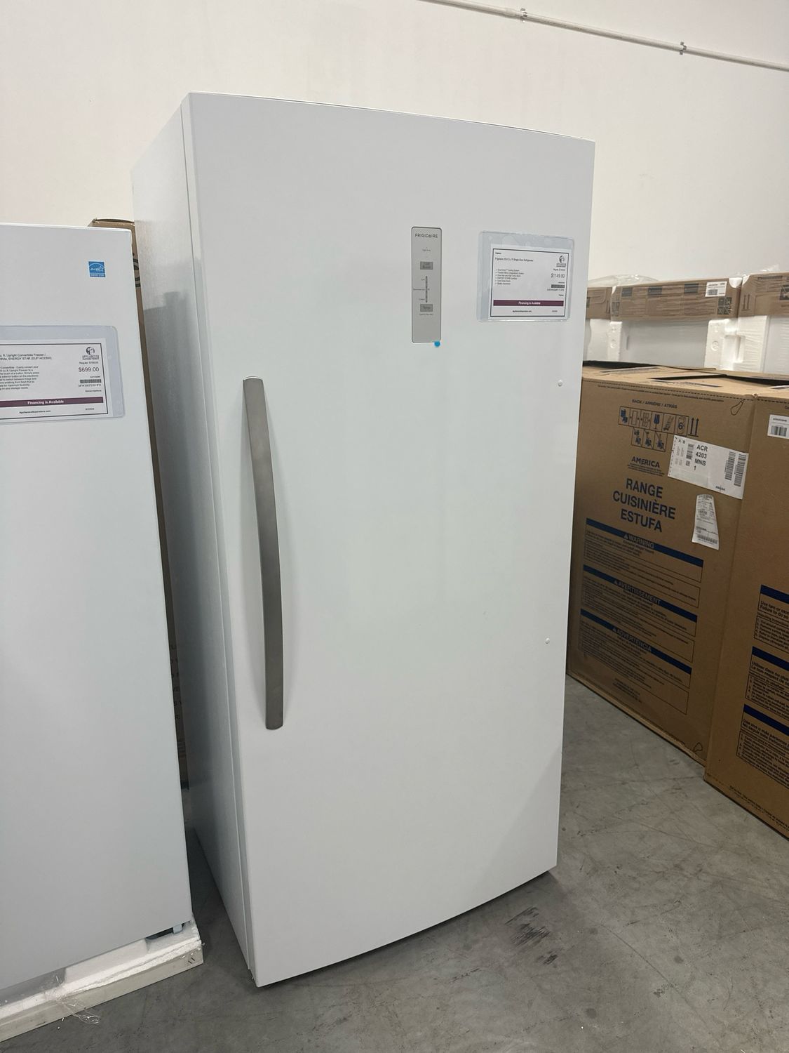 Frigidaire FRAE2024AW 20.0 Cu. Ft Single-Door FULL Refrigerator NIB