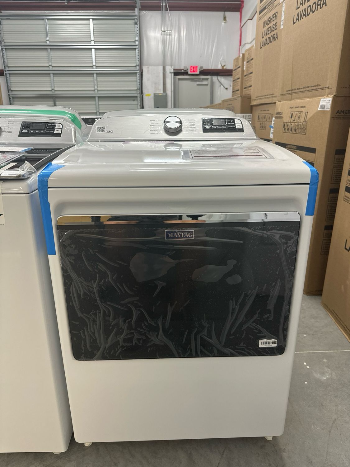 Maytag Smart Top Load Electric Dryer with Extra Power Button - 7.4 cu. ft. MED6230RHW