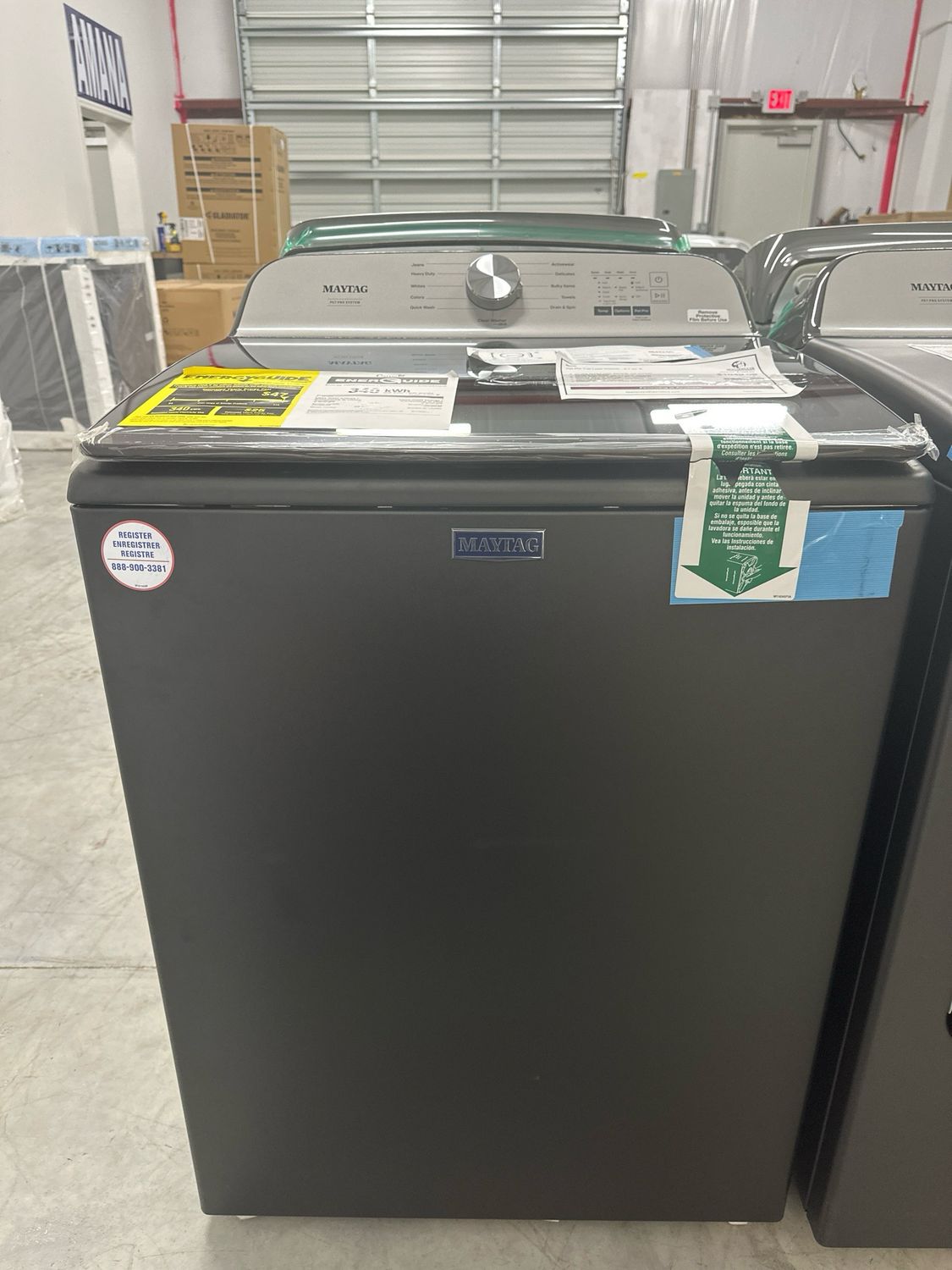 Maytag Pet Pro Top Load Washer - 4.7 cu. ft. MVW6500MBK