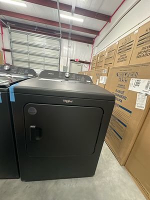 Whirlpool® WED6150PB 7.0 Cu. Ft. Top Load Electric Dryer with Moisture Sensor