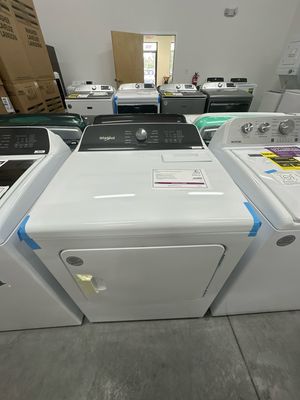 Whirlpool 7.0 Cu. Ft. Top Load Electric Moisture Sensing Dryer with Steam WED5050LW