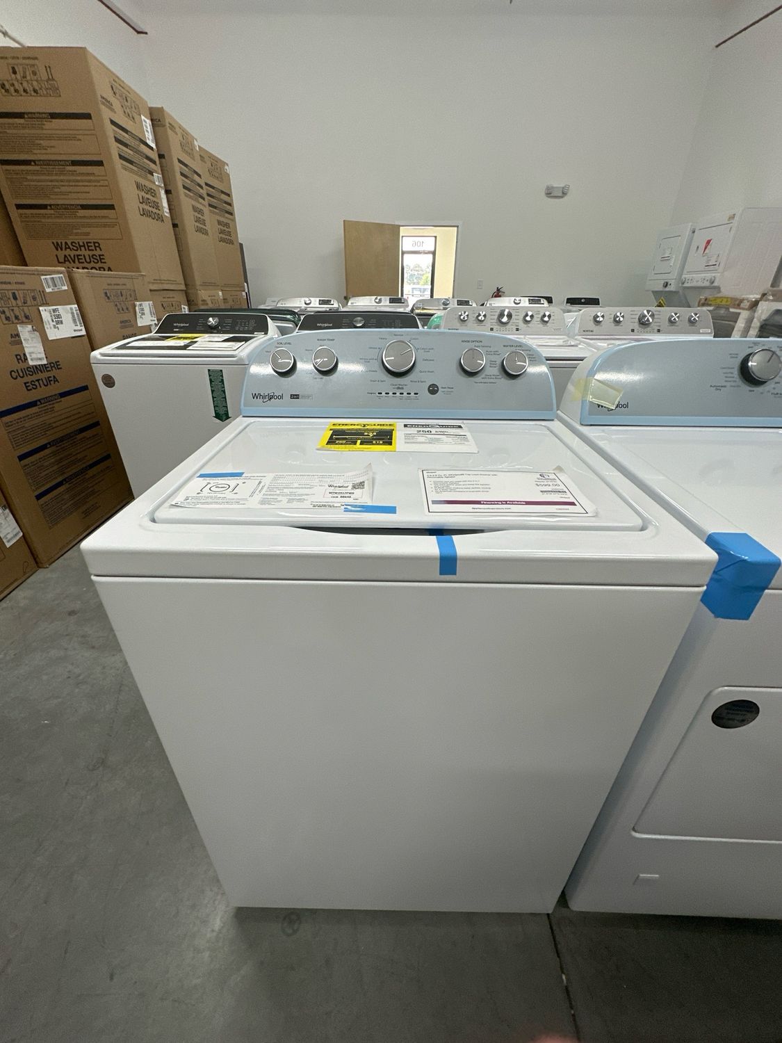 Whirlpool Top Load Washer WTW4957PW 3.8-3.9 Cu. Ft. with Removable Agitator