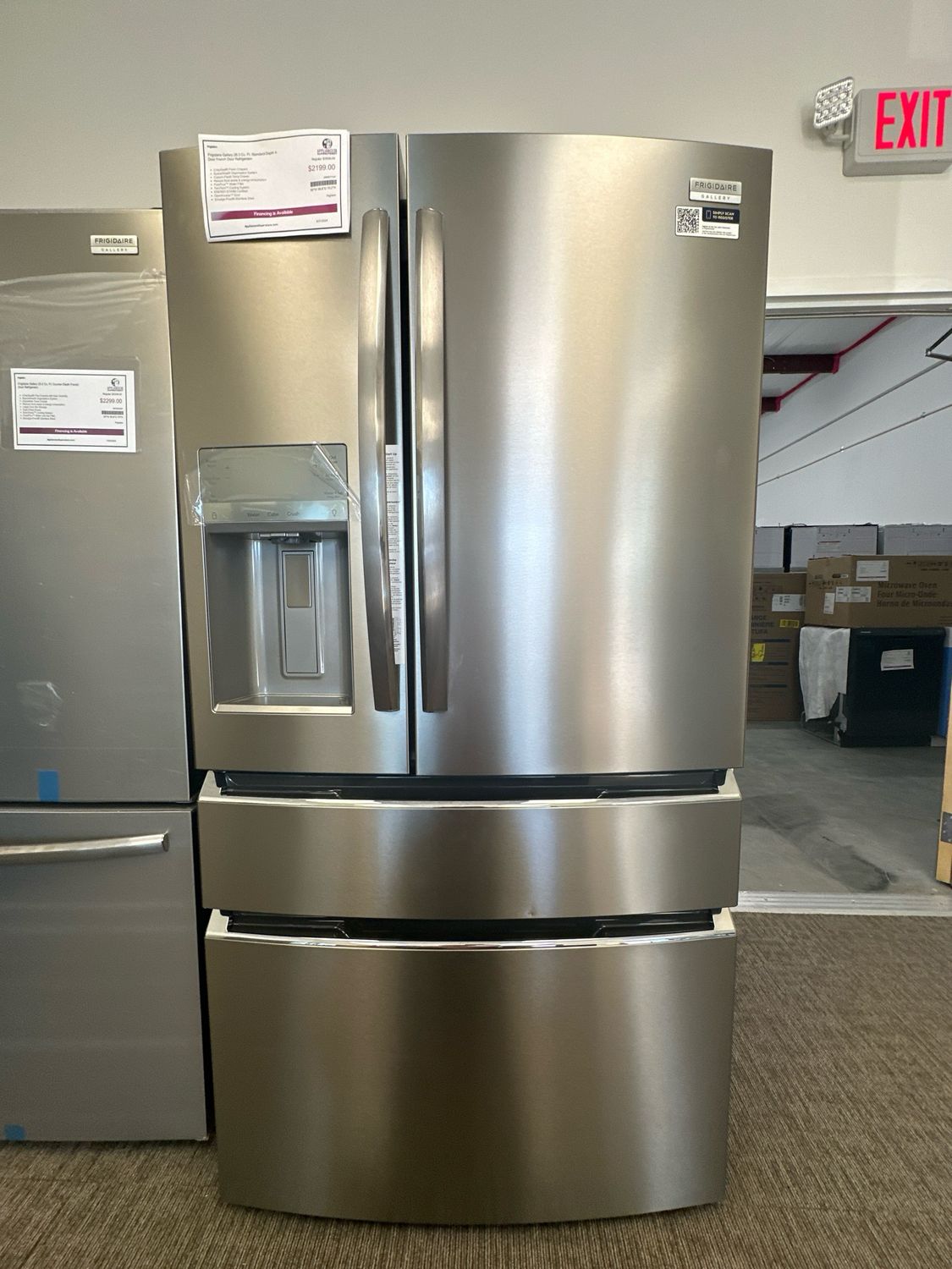 Frigidaire Gallery 26.3 Cu. Ft. Standard-Depth 4-Door French Door Refrigerator GRMS2773AF