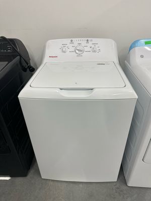 Hotpoint® 4.0 cu. ft. Capacity Washer with Stainless Steel Basket,Cold Plus and Water Level Control​ HTW265ASWWWOB