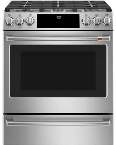 Cafe CGS700P2MS1 30° Smart Slide - in, Front Control Range with Convention Oven MHC. 1