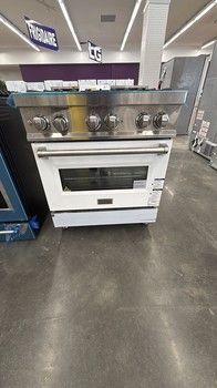 RA30 Z-Line Dual Fuel Slide-In Range SS with White Door