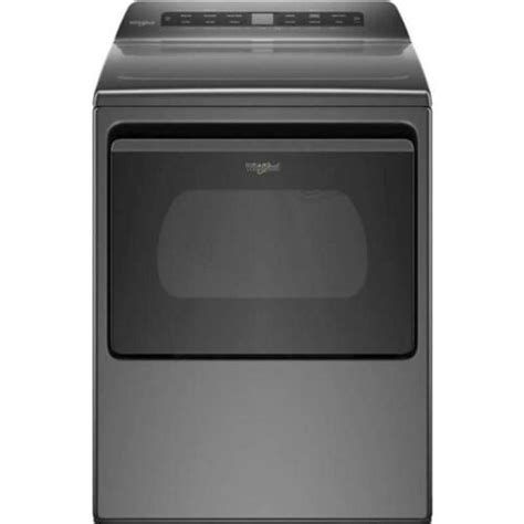 Whirlpool WED8127LC 7.4-cu ft Smart Electric Dryer with Steam - Chrome Shadow