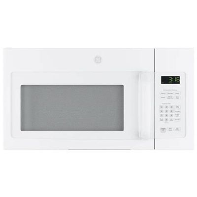 GE JNM3163DJWWOB 1.6CF OTR Microwave with Recirculating Venting