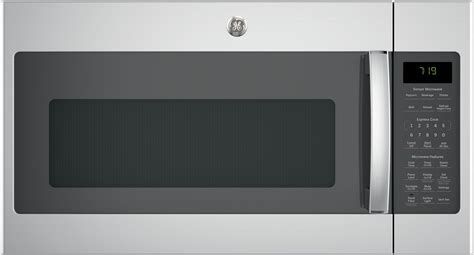 GE JNM7196SKSSOB 1.9 Cu. Ft. Over-the-Range Sensor Microwave Oven with Recirculating Venting