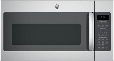 GE JNM7196SKSSOB 1.9 Cu. Ft. Over-the-Range Sensor Microwave Oven with Recirculating Venting