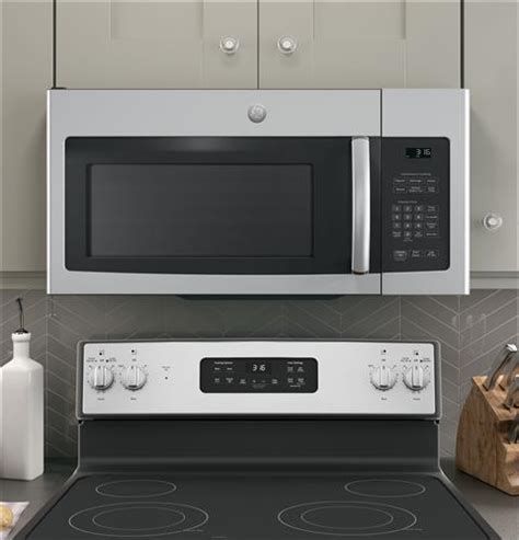 GE JNM316RJSSOB 1.6CF Over-the-Range Microwave, Stainless Steel