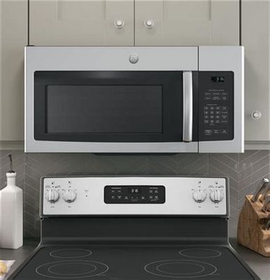 GE JNM316RJSSOB 1.6CF Over-the-Range Microwave, Stainless Steel
