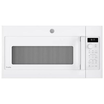 GE Profile PVM9179DRWW 1.7CF Convection OTR Microwave Oven